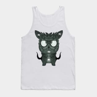 Fierce cat artwork Tank Top